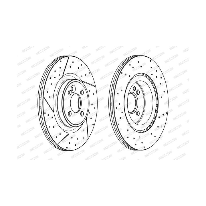 Stabdžių diskas FERODO DDF2121C