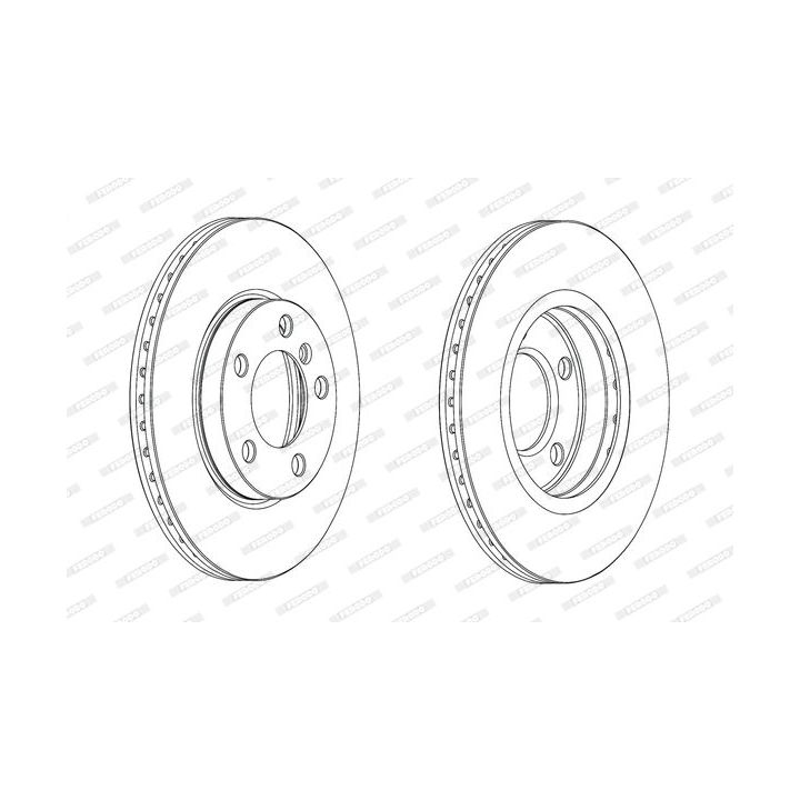 Stabdžių diskas FERODO DDF2122C