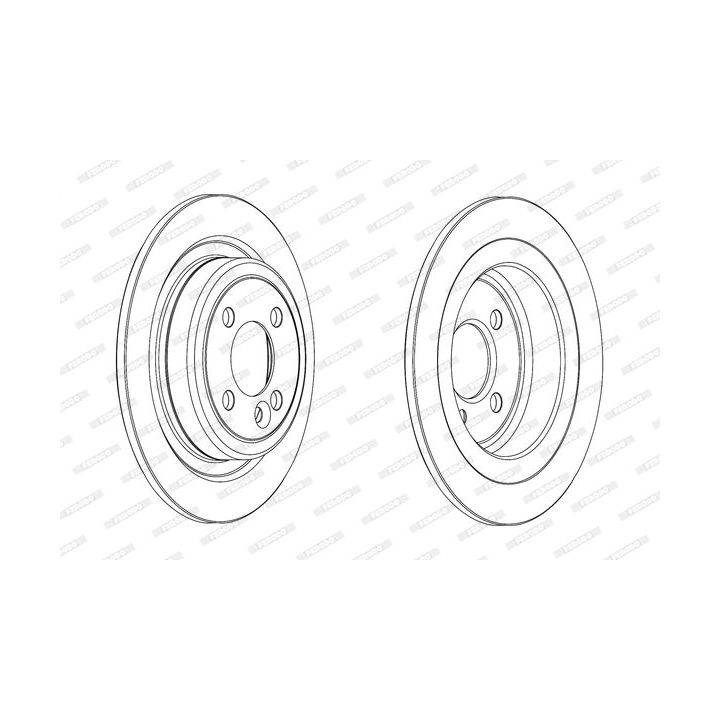 Stabdžių diskas FERODO DDF2124C