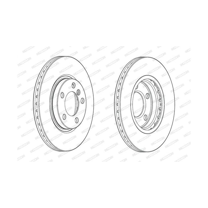 Stabdžių diskas FERODO DDF2125C