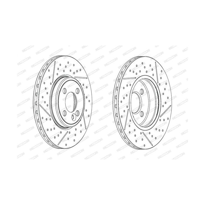 Stabdžių diskas FERODO DDF2126C