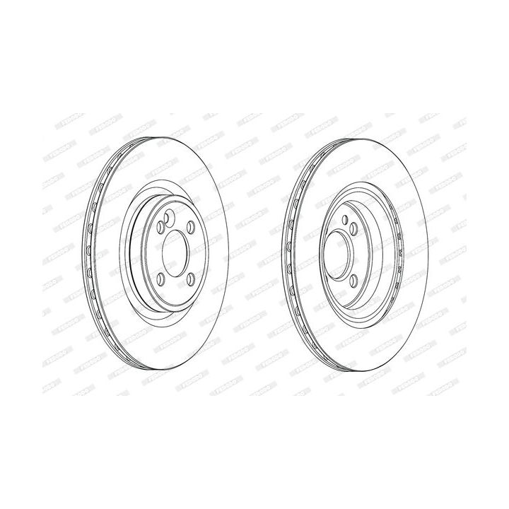 Stabdžių diskas FERODO DDF2127C