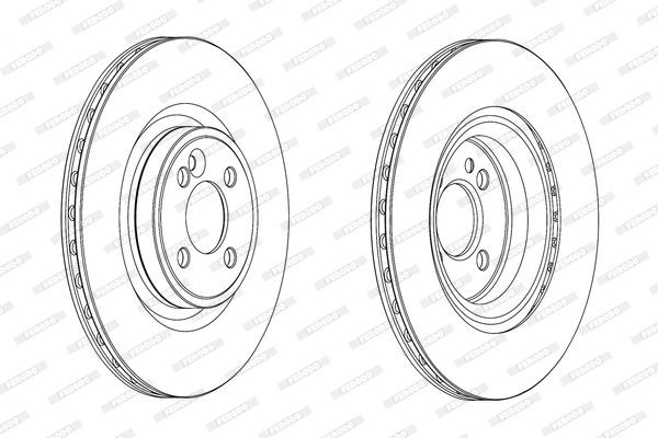 Stabdžių diskas FERODO DDF2127C