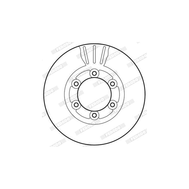 Stabdžių diskas FERODO DDF2161C