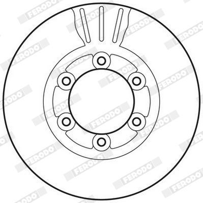 Stabdžių diskas FERODO DDF2161C