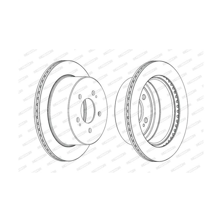 Stabdžių diskas FERODO DDF2170C