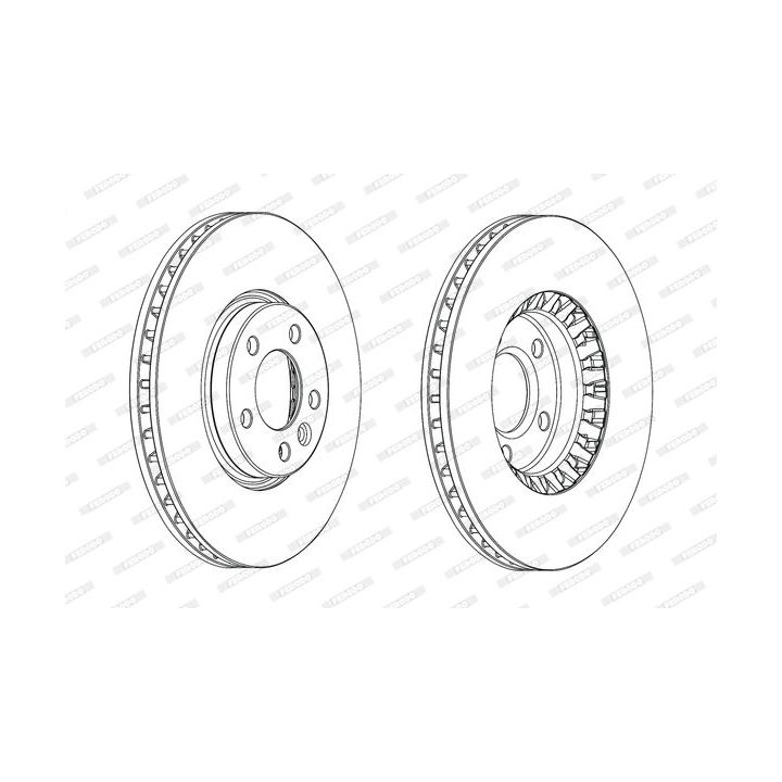 Stabdžių diskas FERODO DDF2182C-1