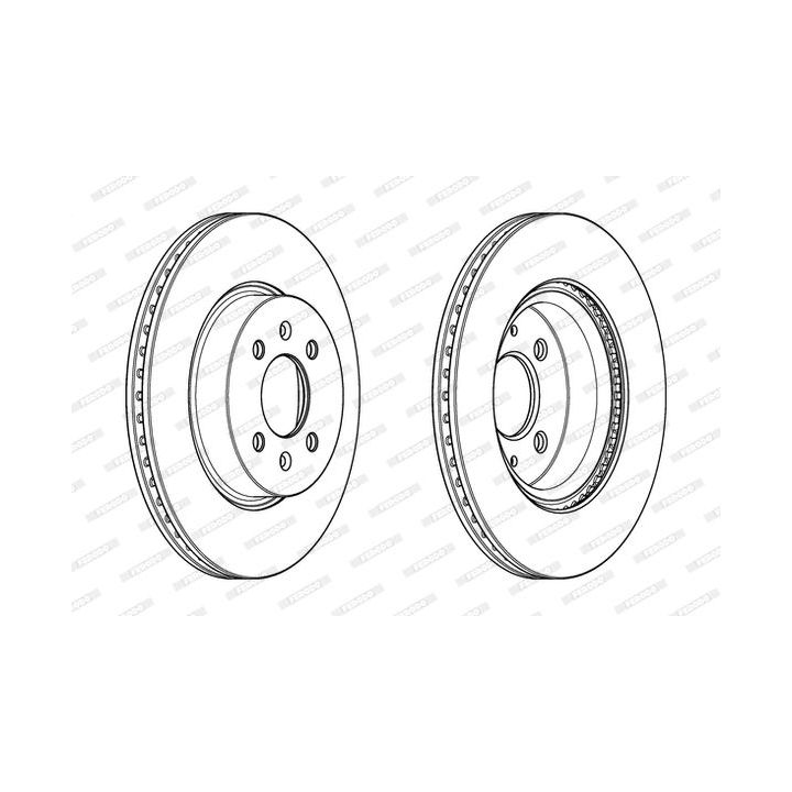Stabdžių diskas FERODO DDF2186C