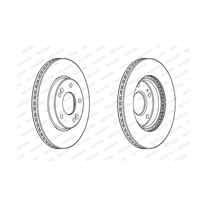 Stabdžių diskas FERODO DDF2187C