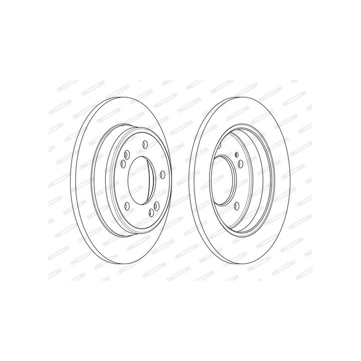 Stabdžių diskas FERODO DDF2193C