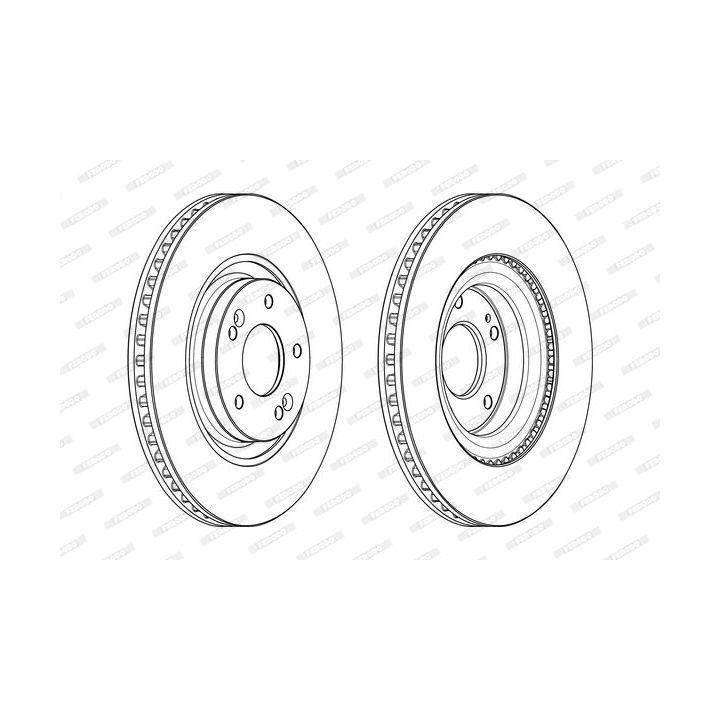 Stabdžių diskas FERODO DDF2199C