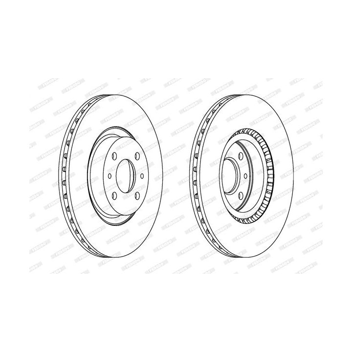Stabdžių diskas FERODO DDF220