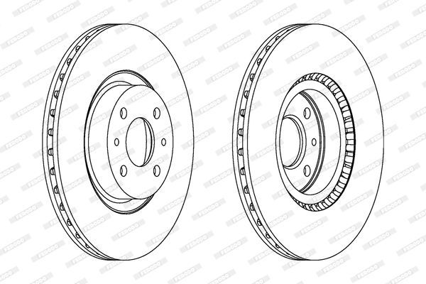Stabdžių diskas FERODO DDF220