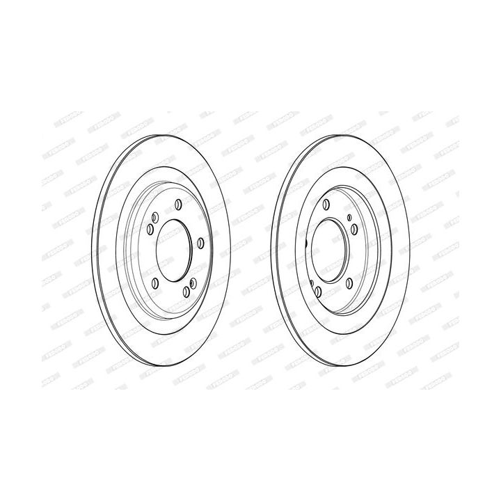 Stabdžių diskas FERODO DDF2200C