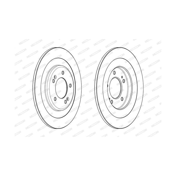 Stabdžių diskas FERODO DDF2201C