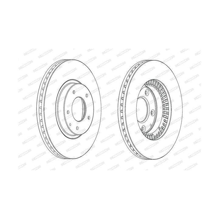 Stabdžių diskas FERODO DDF2262C
