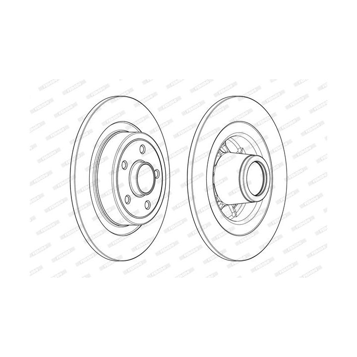 Stabdžių diskas FERODO DDF2264-1
