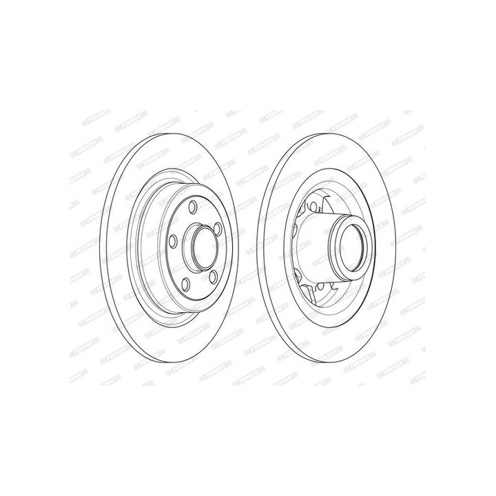 Stabdžių diskas FERODO DDF2264-1