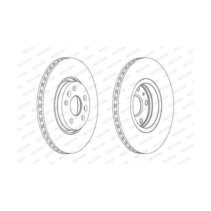 Stabdžių diskas FERODO DDF2265-1