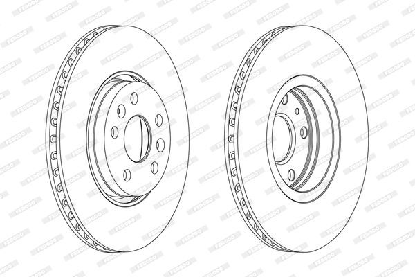 Stabdžių diskas FERODO DDF2265-1