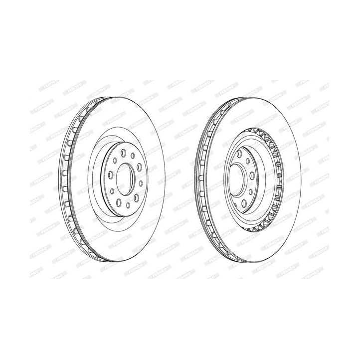 Stabdžių diskas FERODO DDF2289C
