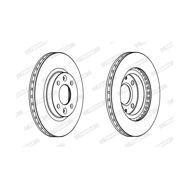 Stabdžių diskas FERODO DDF2327