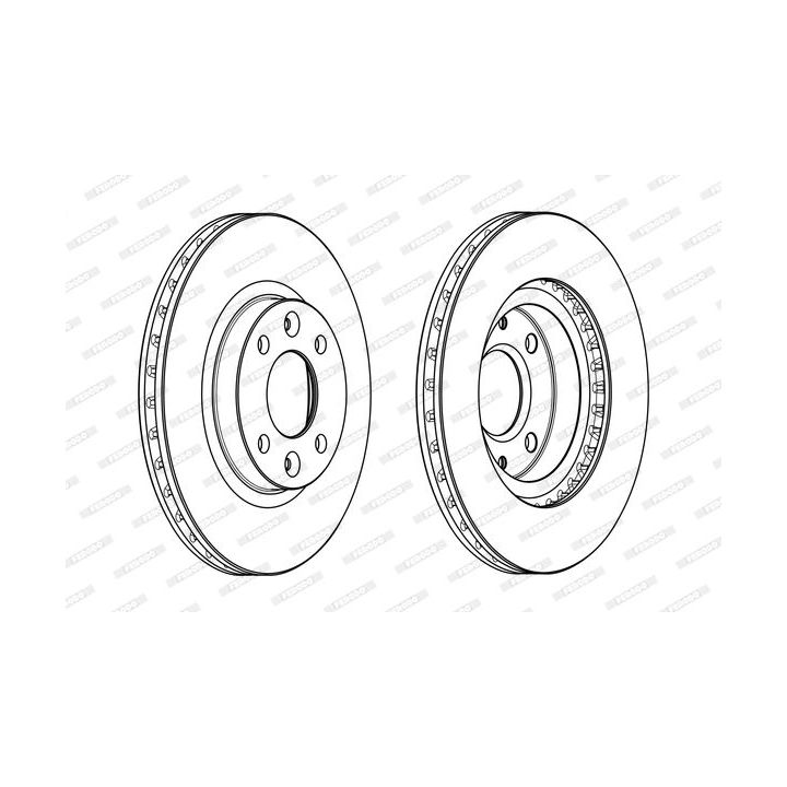 Stabdžių diskas FERODO DDF2327C