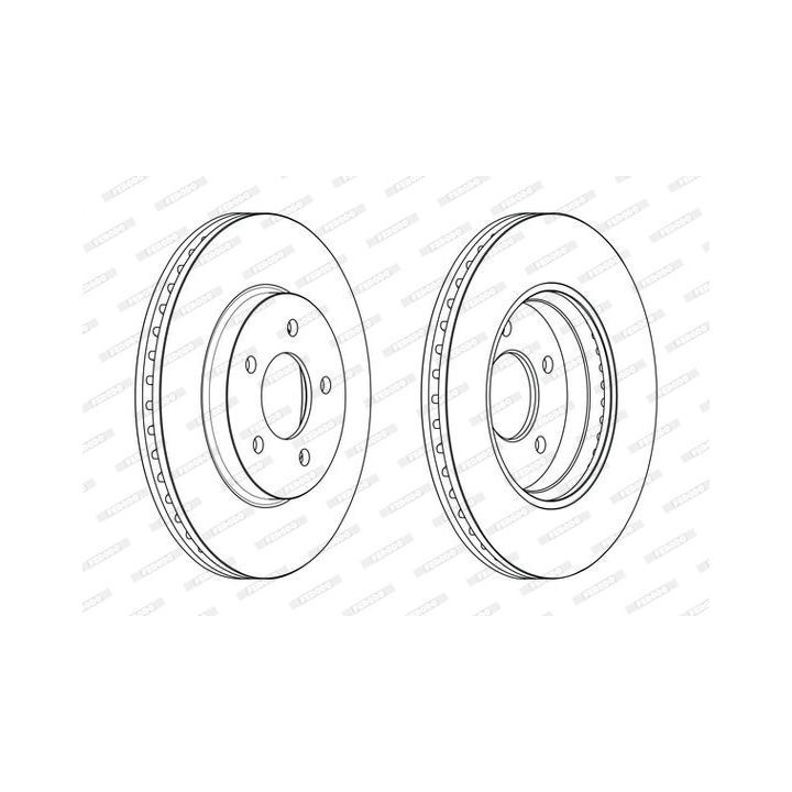 Stabdžių diskas FERODO DDF2357C