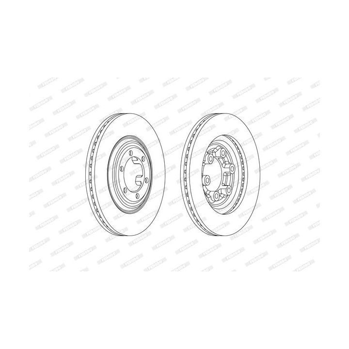 Stabdžių diskas FERODO DDF2372C