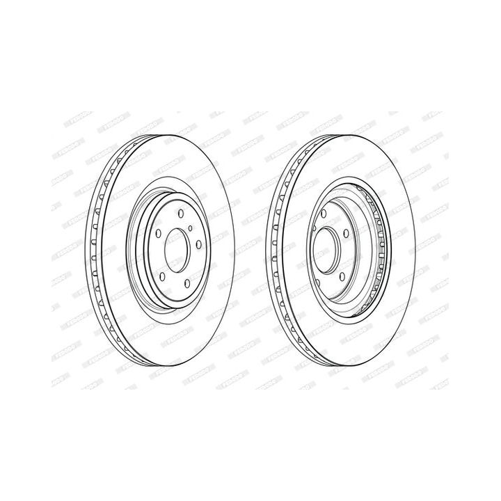 Stabdžių diskas FERODO DDF2430C-1