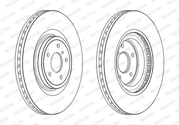 Stabdžių diskas FERODO DDF2430C-1