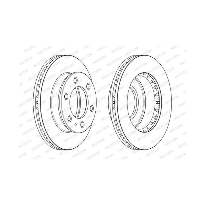Stabdžių diskas FERODO DDF2459C