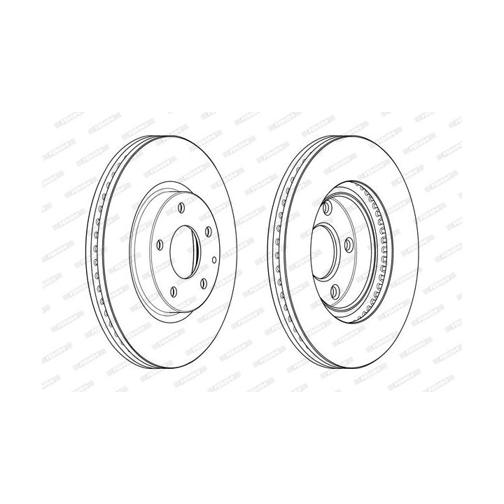 Stabdžių diskas FERODO DDF2463C