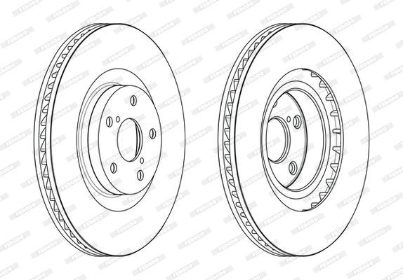 Stabdžių diskas FERODO DDF2496LC-1