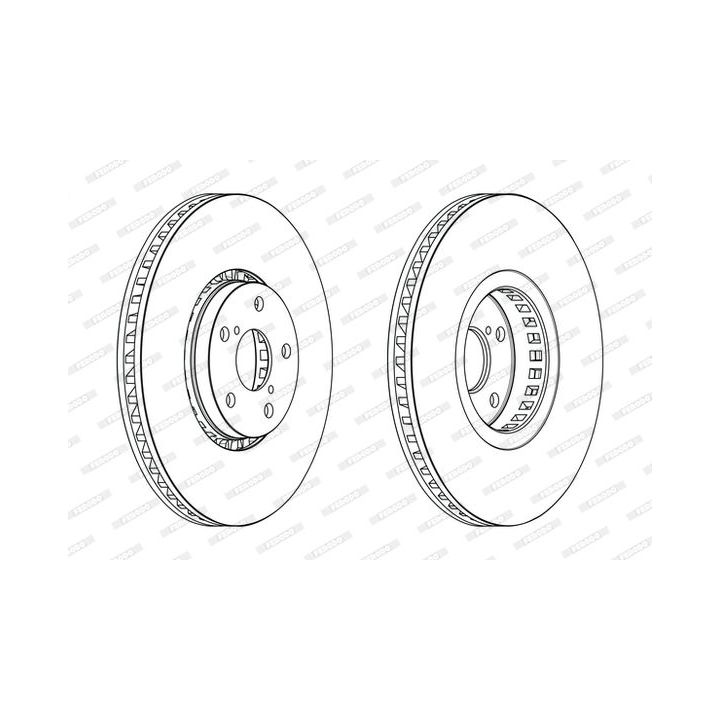 Stabdžių diskas FERODO DDF2497LC-1