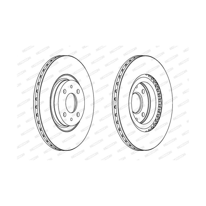 Stabdžių diskas FERODO DDF252