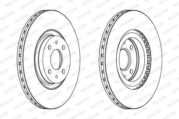 Stabdžių diskas FERODO DDF252