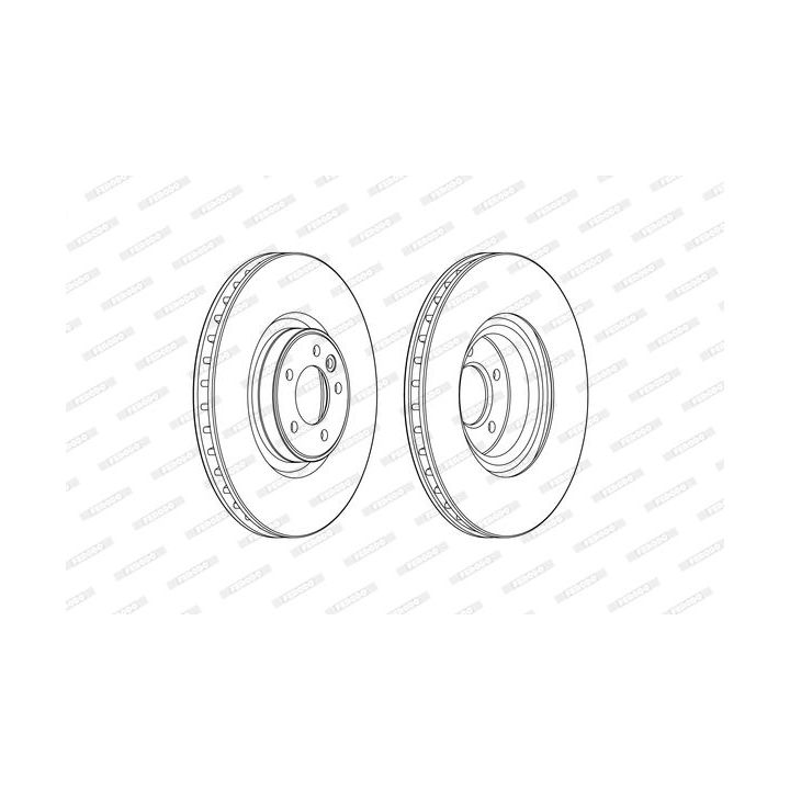 Stabdžių diskas FERODO DDF2601C-1