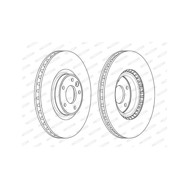 Stabdžių diskas FERODO DDF2601C-1