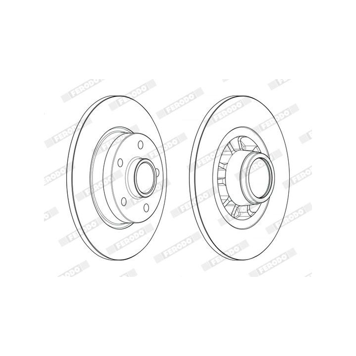 Stabdžių diskas FERODO DDF2602-1