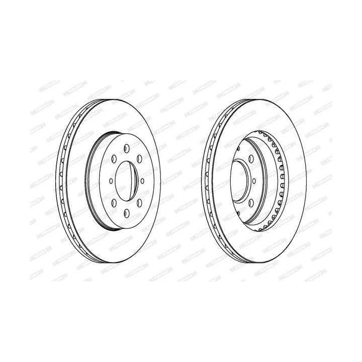 Stabdžių diskas FERODO DDF261
