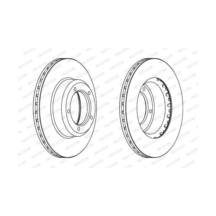 Stabdžių diskas FERODO DDF262