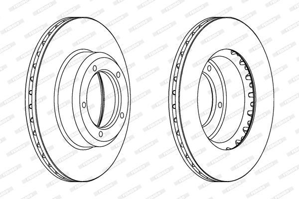 Stabdžių diskas FERODO DDF262
