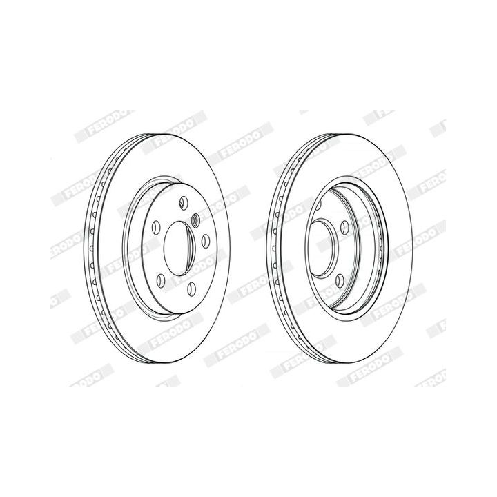 Stabdžių diskas FERODO DDF2651C