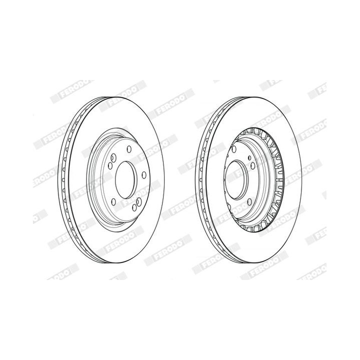 Stabdžių diskas FERODO DDF2680C