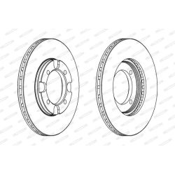 Stabdžių diskas FERODO DDF293