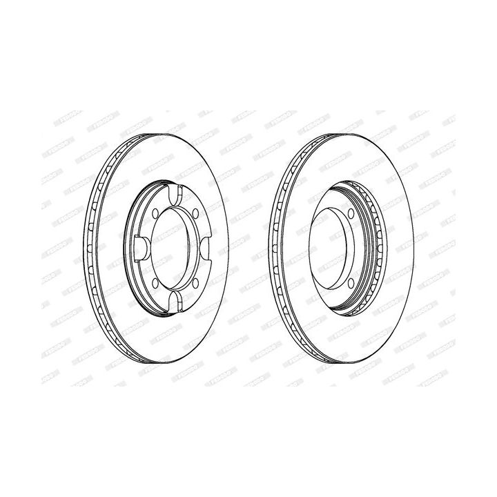 Stabdžių diskas FERODO DDF293