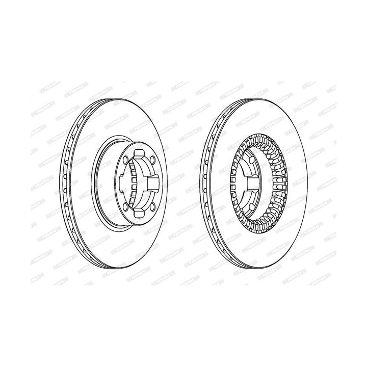 Stabdžių diskas FERODO DDF341