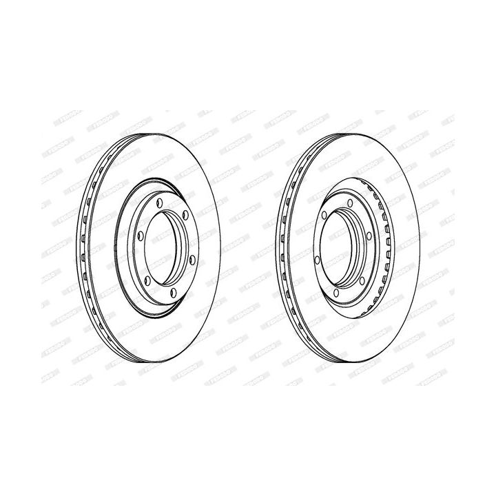 Stabdžių diskas FERODO DDF356