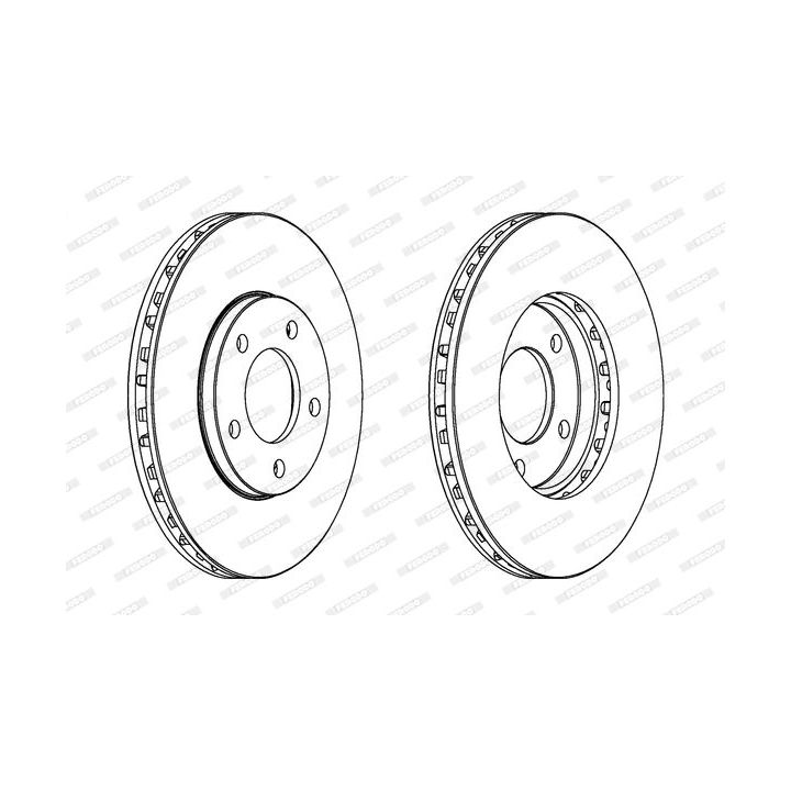 Stabdžių diskas FERODO DDF366